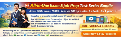Mega Test Series bundle for 1500+ exams & job prep